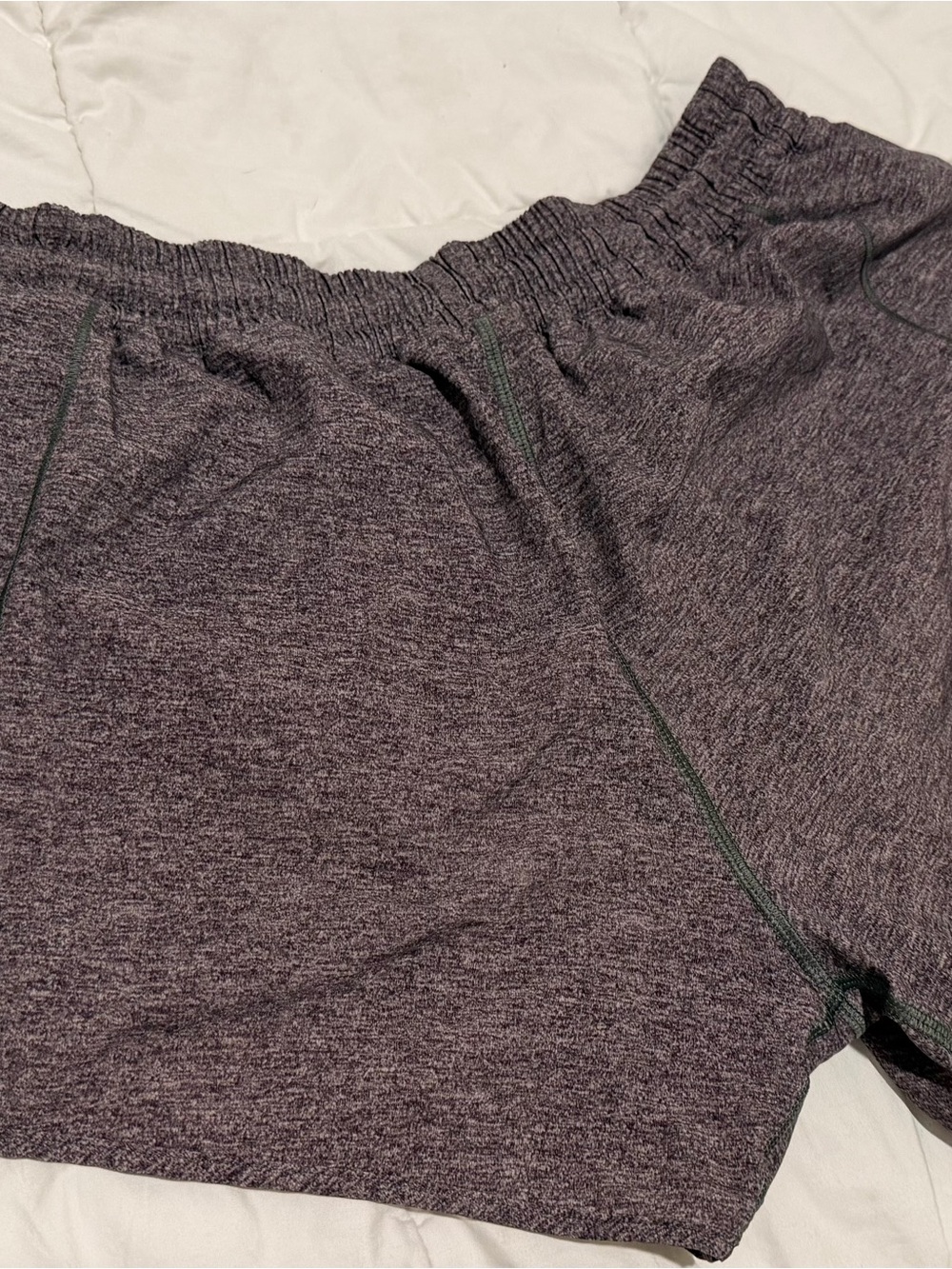 lululemon athletica Heathered Gray Hotty Hot Tall Shorts